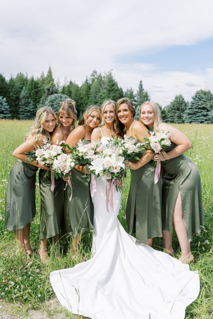 Sandpoint Idaho Wedding at Schweitzer  Mountain resort | Bride Portraits