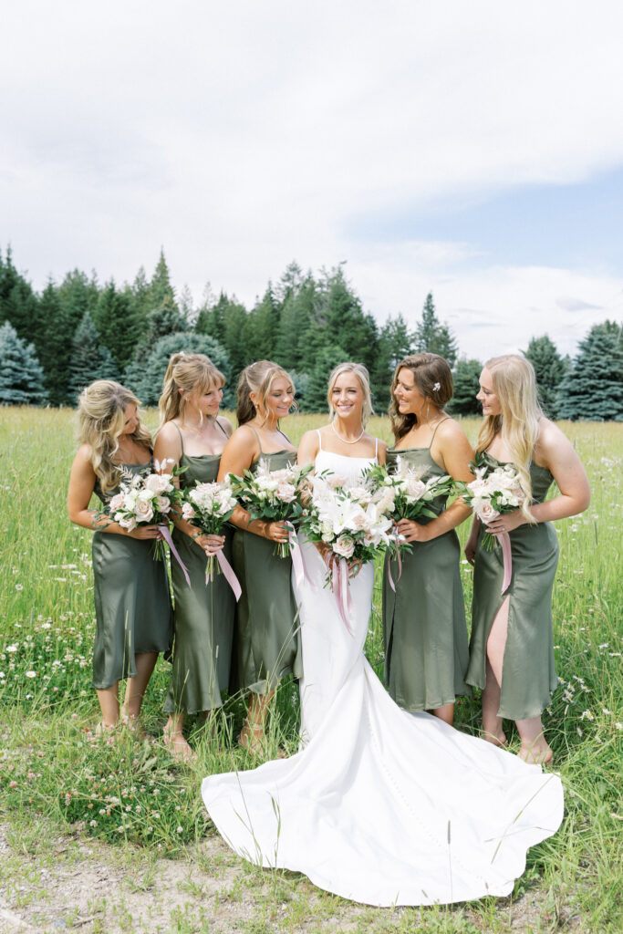 Sandpoint Idaho Wedding at Schweitzer  Mountain resort | Bride Portraits