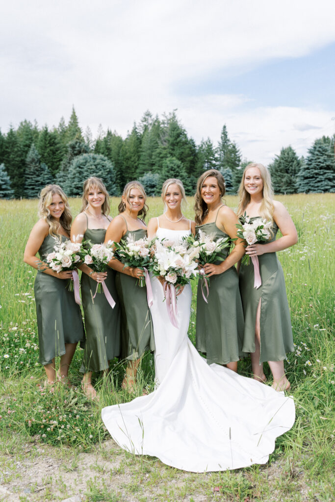 Sandpoint Idaho Wedding at Schweitzer  Mountain resort | Bride Portraits