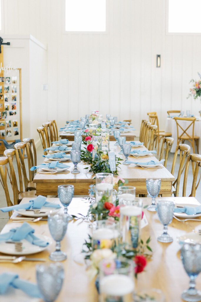 Carter Valley Ranch ceremony with  Colorful SUmmer Flowers