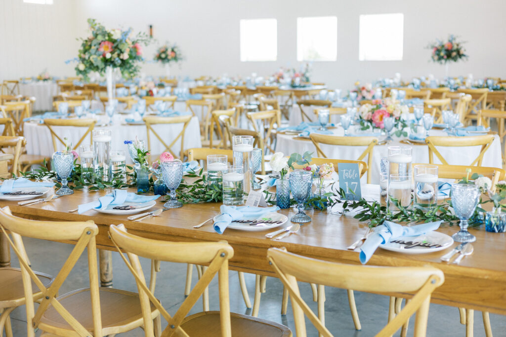 Carter Valley Ranch ceremony with  Colorful SUmmer Flowers
