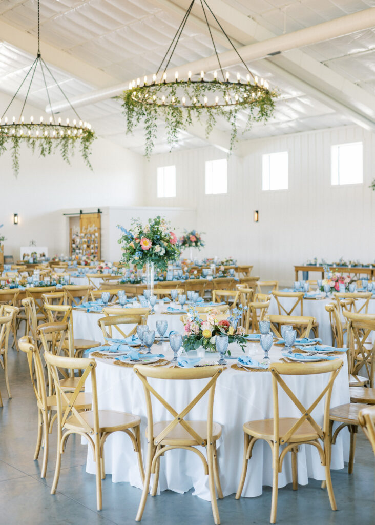 Carter Valley Ranch ceremony with  Colorful SUmmer Flowers