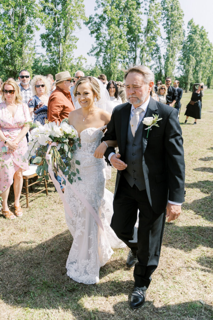 Central Valley Estate wedding ceremony