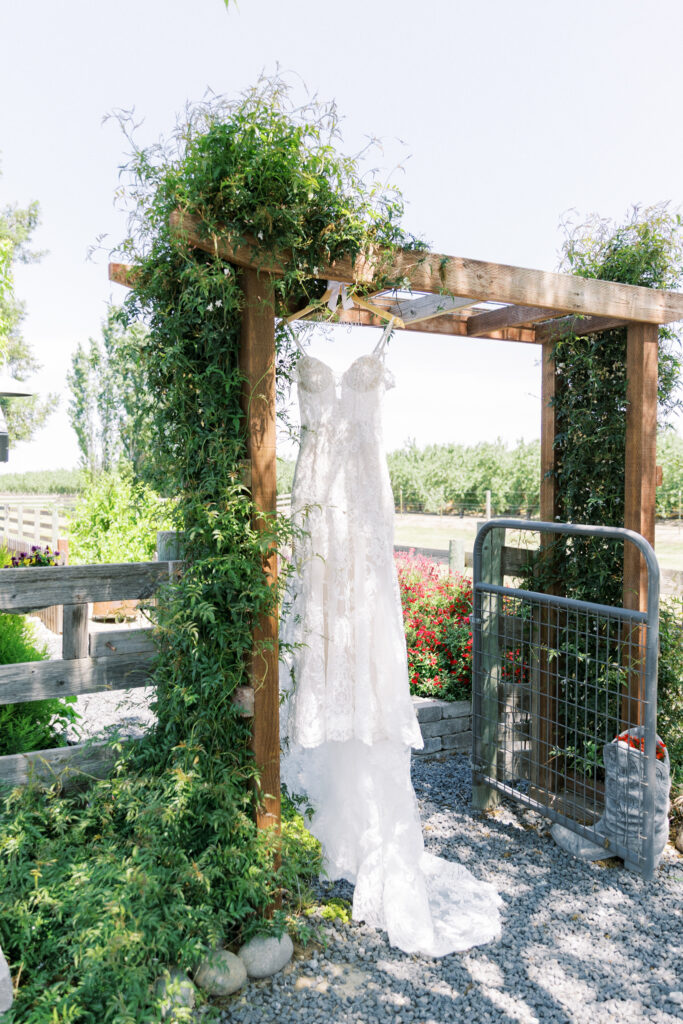 Central Valley Estate wedding wedding dress