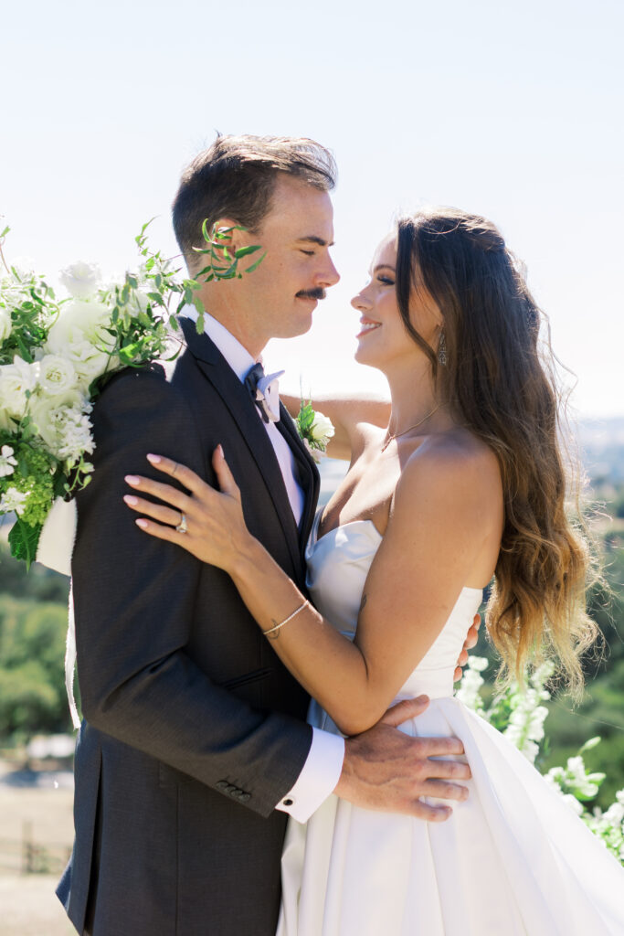 Bride and Groom Ceremony luxury editorial | Casa Blanca Interlaken Wedding