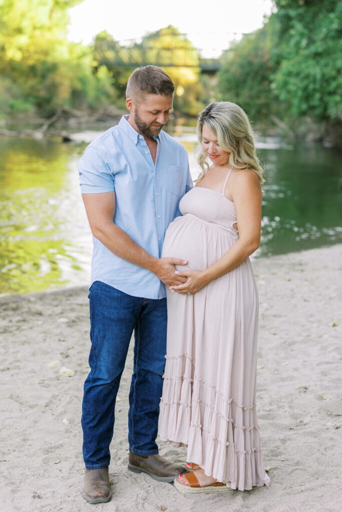 Ripon Family Photographer Maternity photos at the river