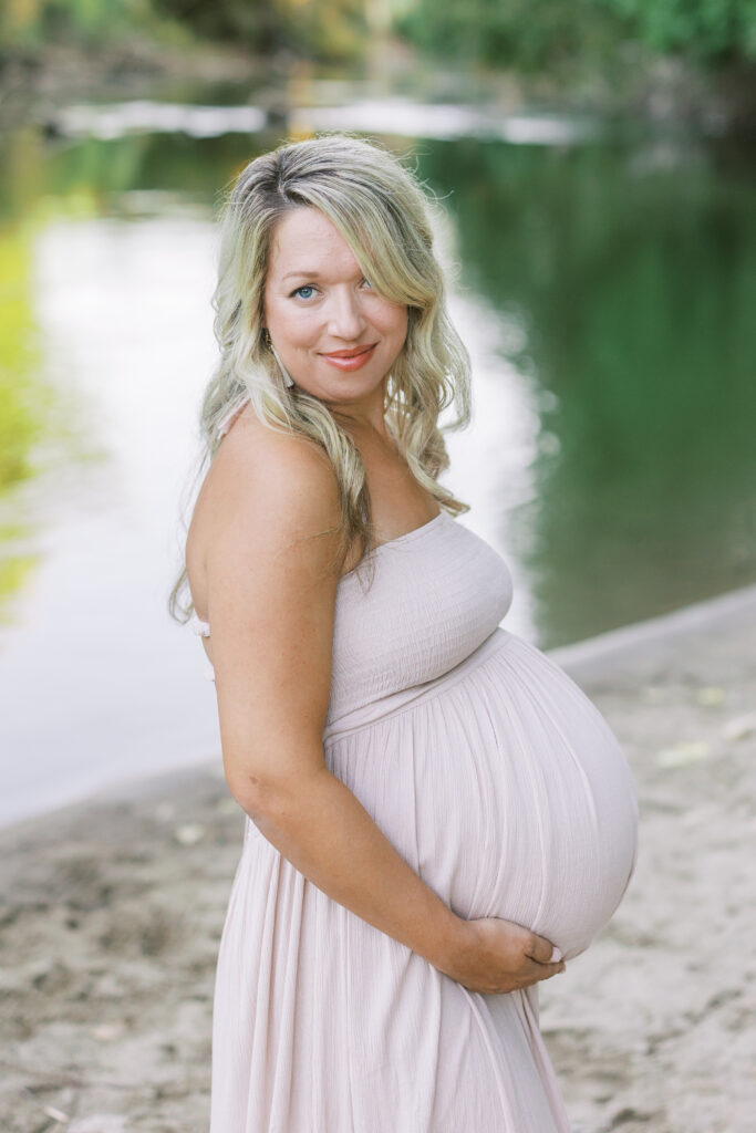 Ripon Family Photographer Maternity photos at the river