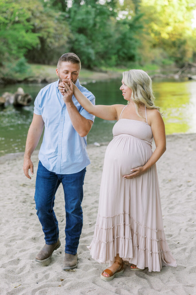 Ripon Family Photographer Maternity photos at the river