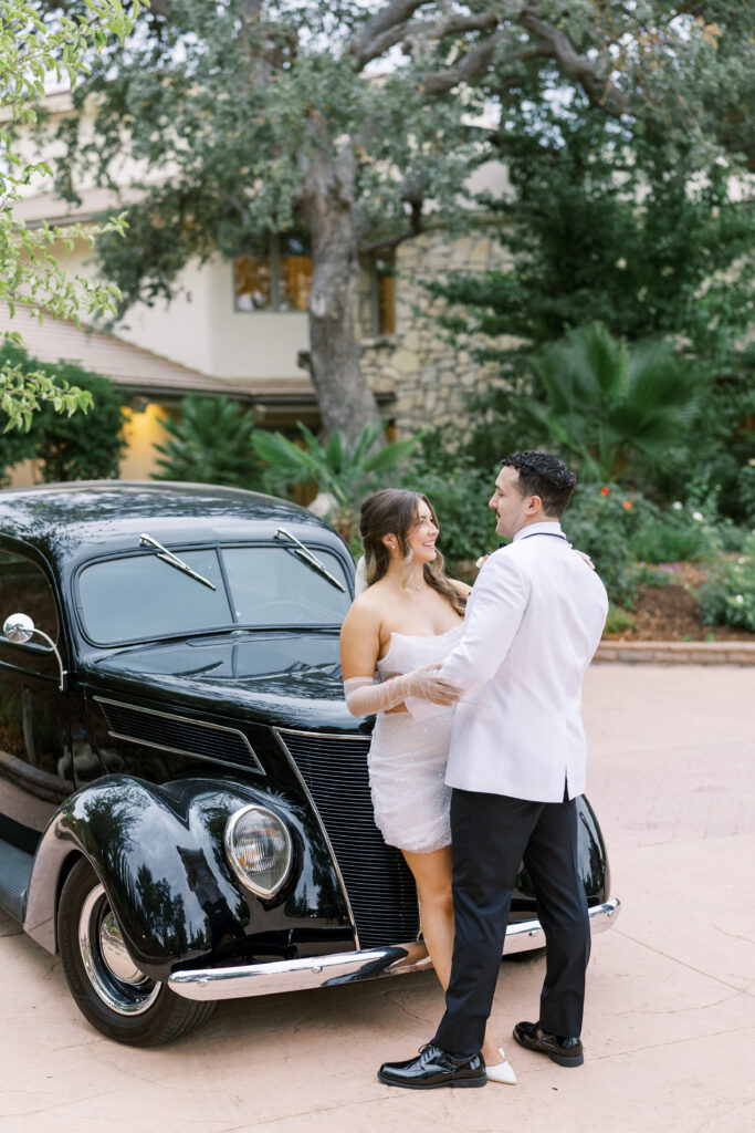 Luxury reception at Paso Robles wedding venue with Luxury Car Exit