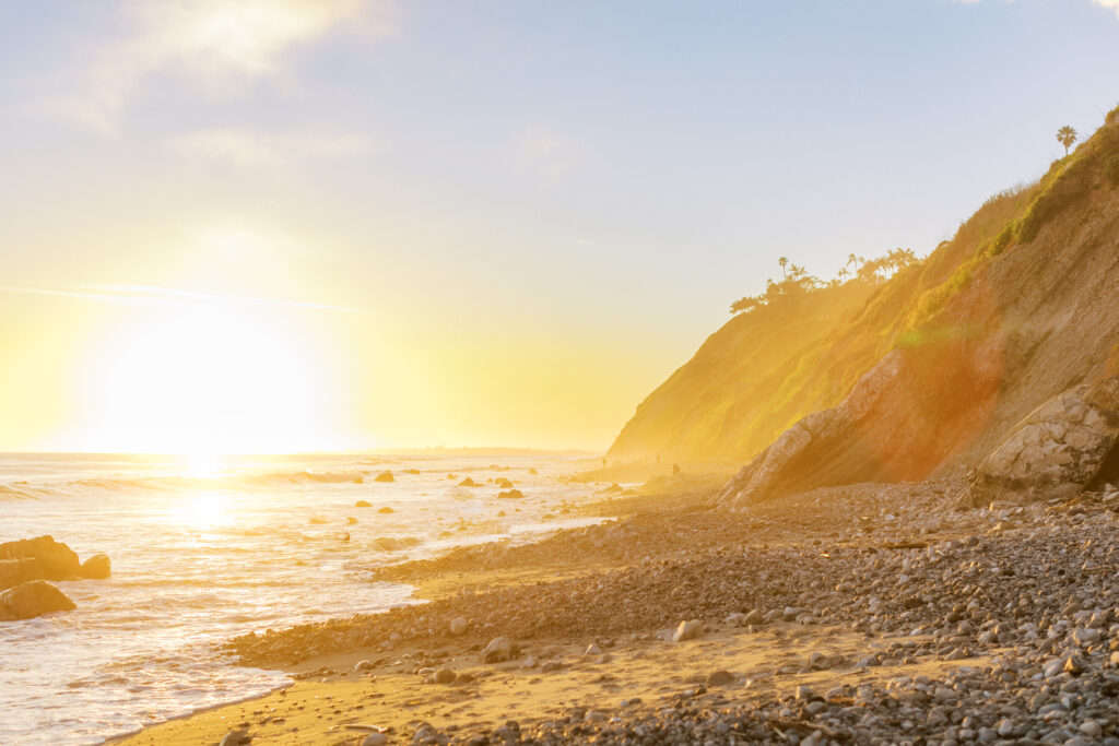 Santa Barbara Beach Engagement Session 