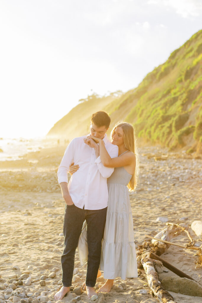 Santa Barbara Beach Engagement Session 