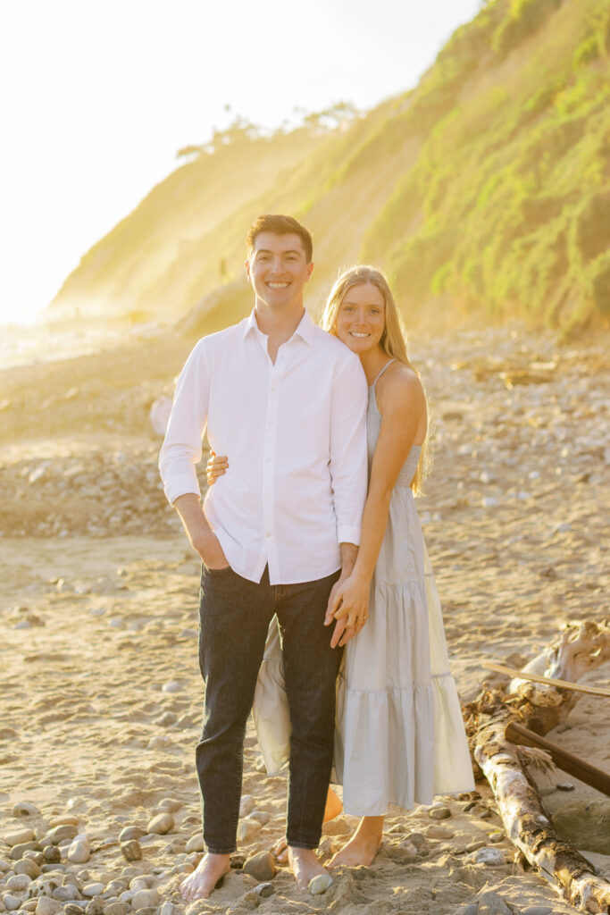 Santa Barbara Beach Engagement Session 