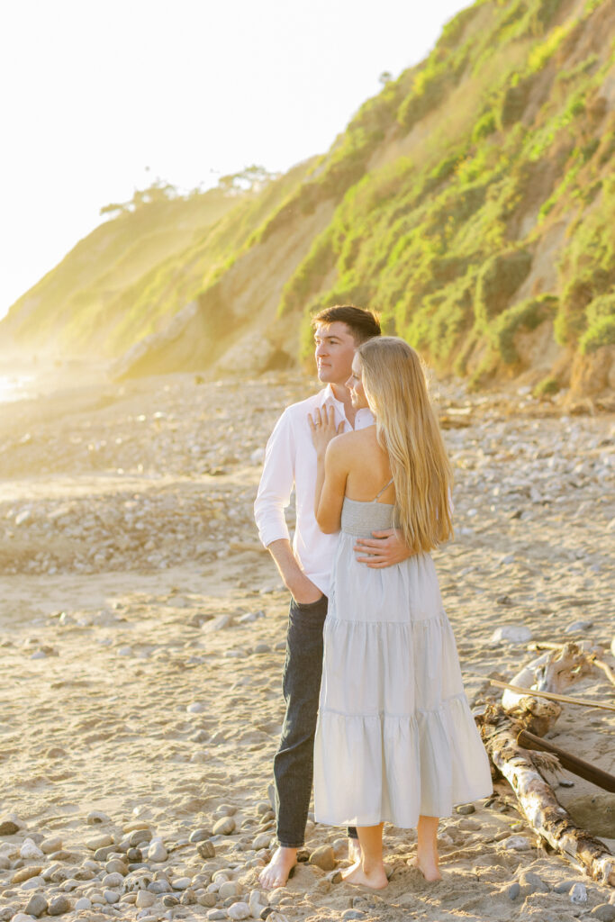 Santa Barbara Beach Engagement Session 