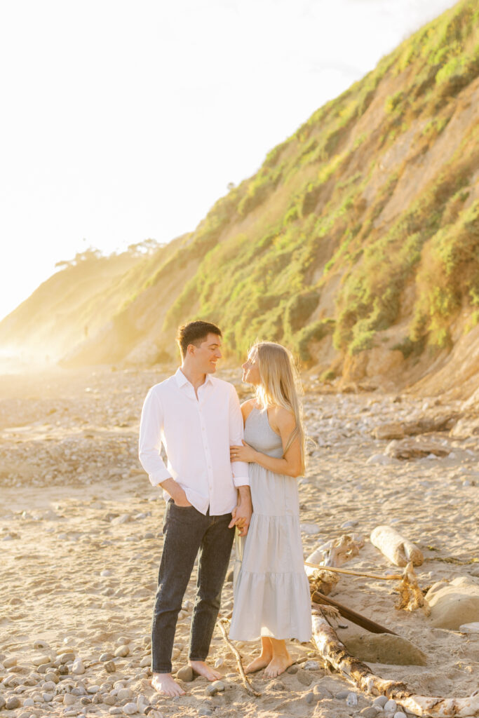 Santa Barbara Beach Engagement Session 