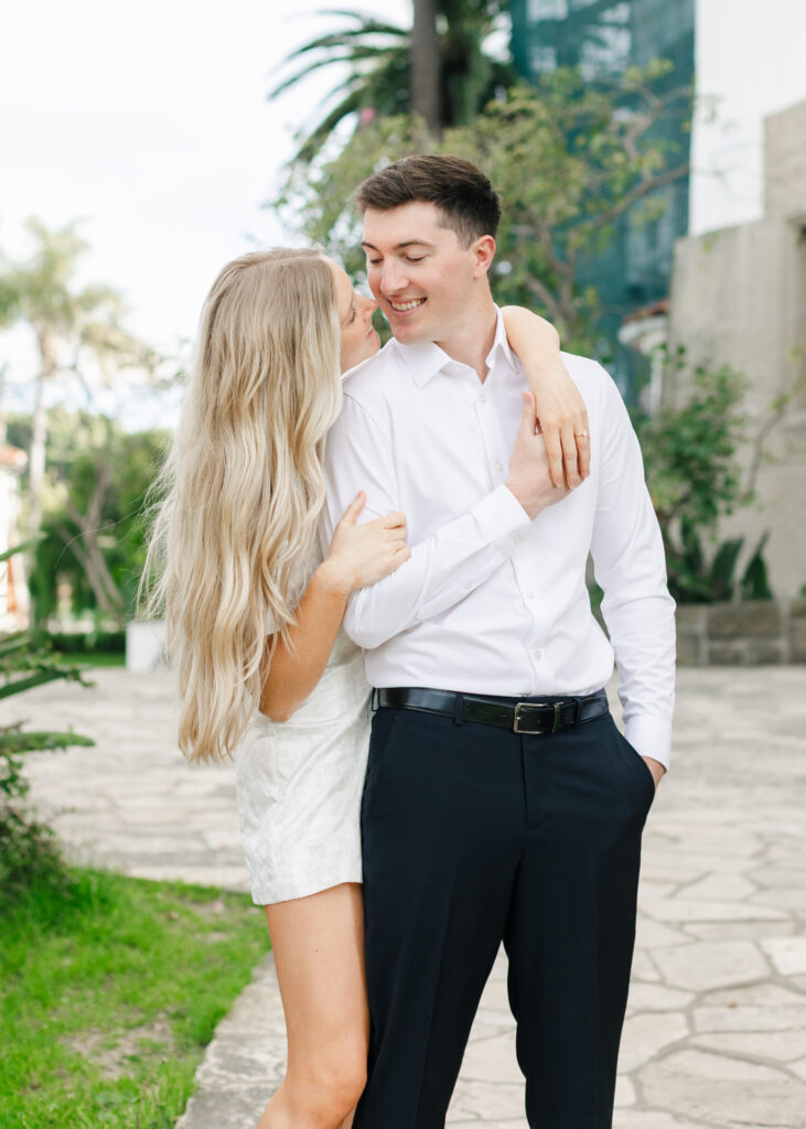 Santa Barbara Courthouse Engagement Session 