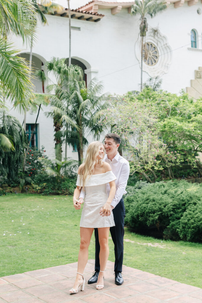 Santa Barbara Courthouse Engagement Session | Shannon Bryn PHoto 