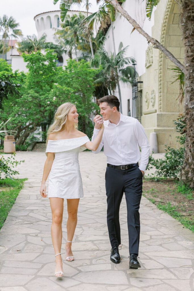 Santa Barbara Courthouse Engagement Session | Shannon Bryn PHoto 