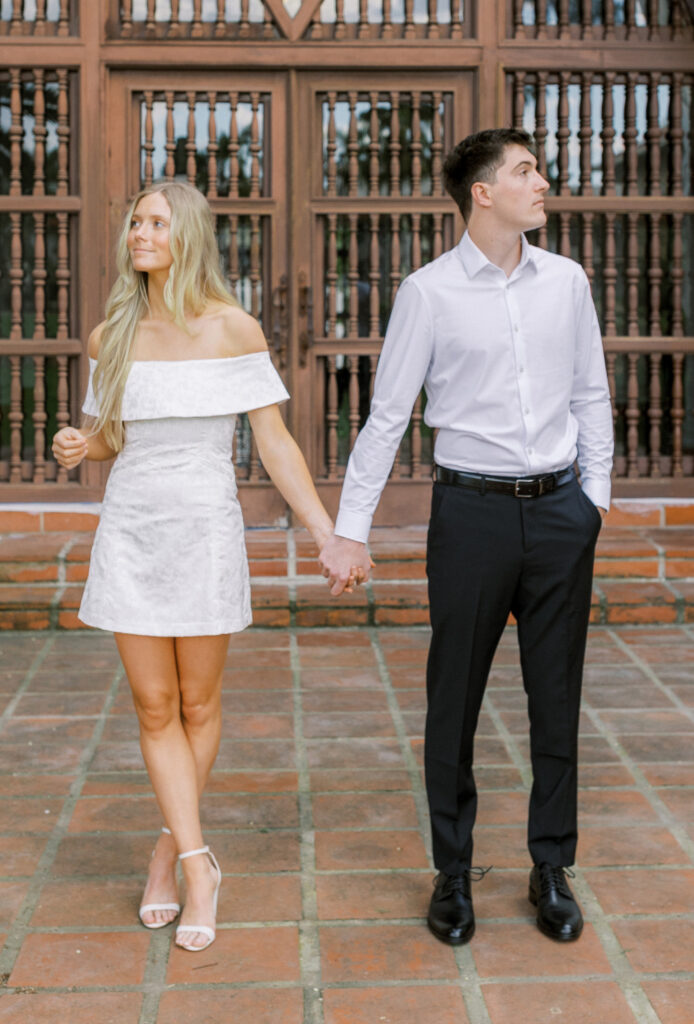 Santa Barbara Courthouse Engagement Session 