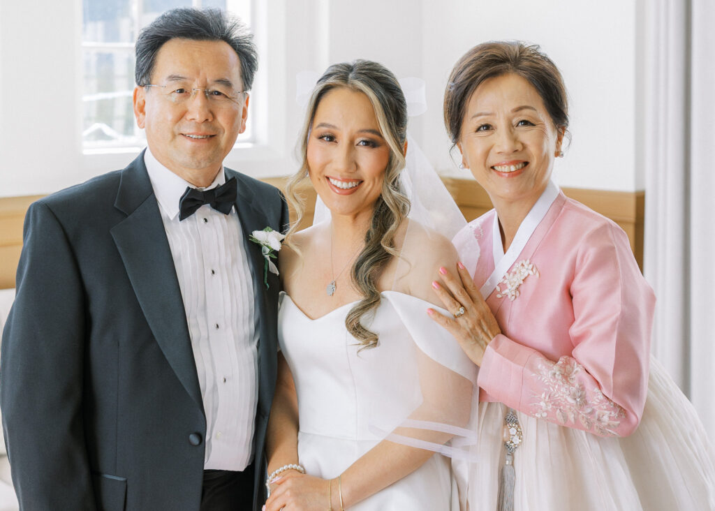 Bride in classic A-line gown with bow veil during first look captured by Marin wedding photographer Shannon bryn photo