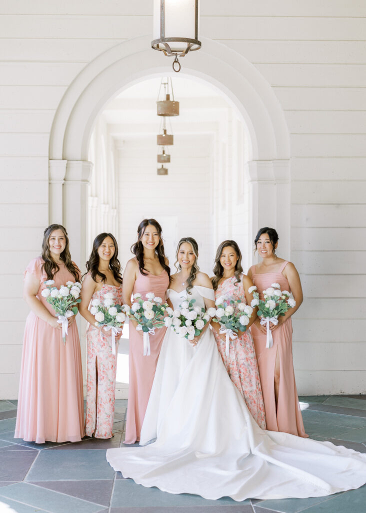 Bridal Party photos during a University of Redlands Marin Wedding by Shannon Bryn Photo