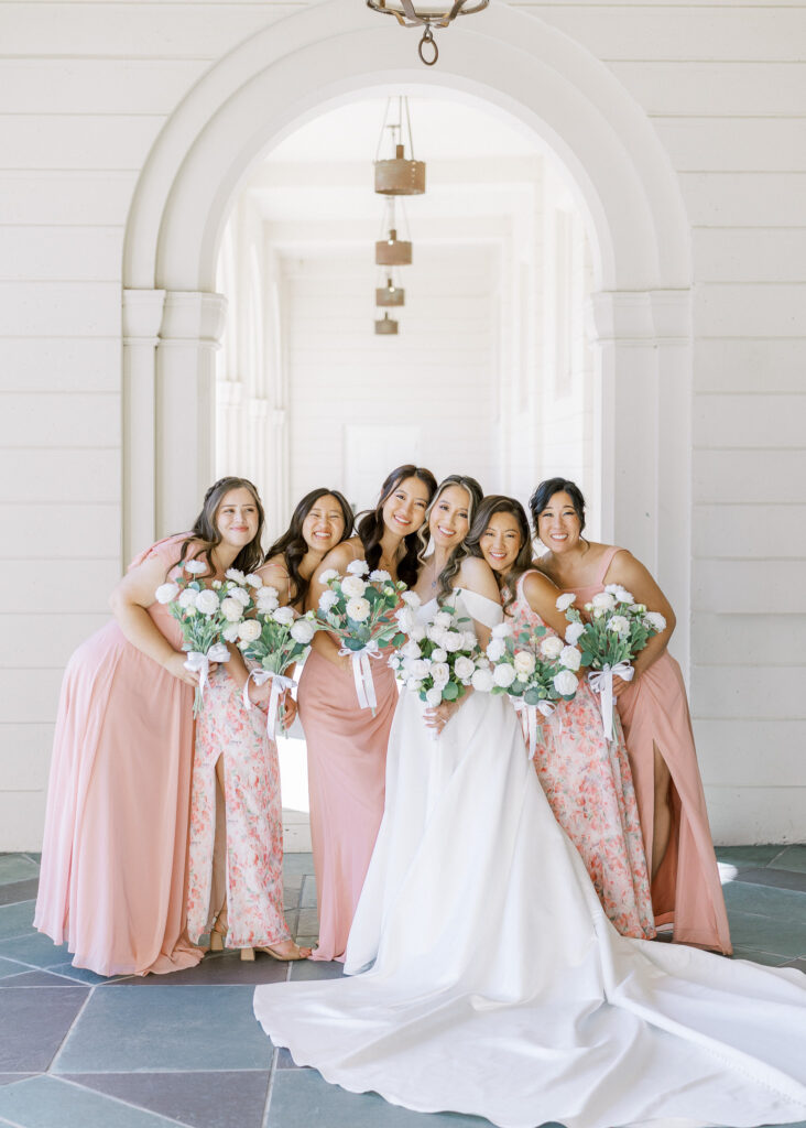 Bridal Party photos during a University of Redlands Marin Wedding by Shannon Bryn Photo