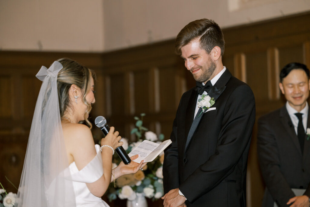 Timeless Ceremony portraits captured by Marin wedding photographer Shannon Bryn Photo at University Redlands Marin