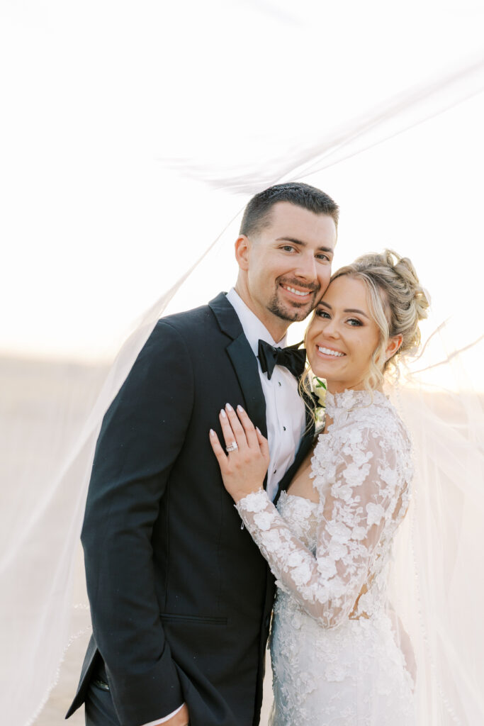 Golden hour couples portraits by shannon bryn photo glowing at dusk at The Margaux in Madera, California