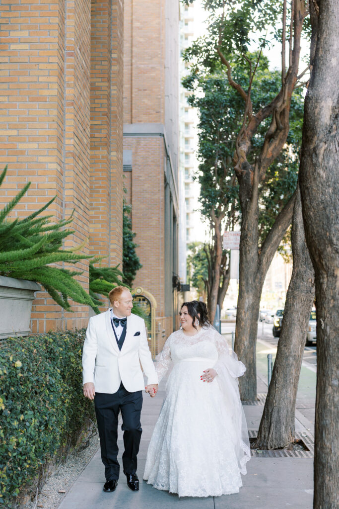 Couple sharing first-look moment captured by a luxury SF wedding photographer