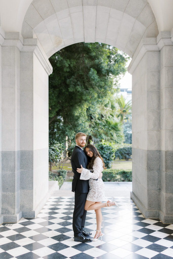 Luxury wedding photographer in Northern California capturing bride and groom portraits