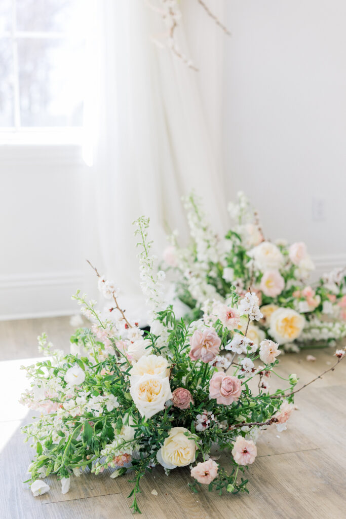 Magnolia Event Center Utah wedding editorial ceremony setup