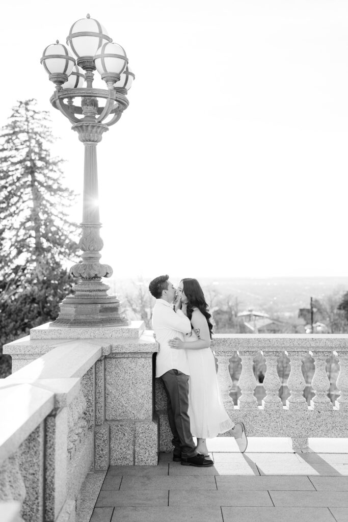 Elegant Utah engagement session at golden hour | SHannon Bryn Photo
