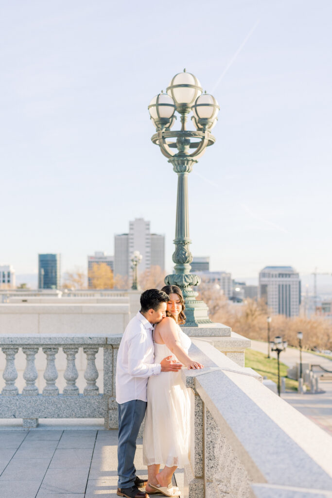 Elegant Utah engagement session at golden hour | SHannon Bryn Photo